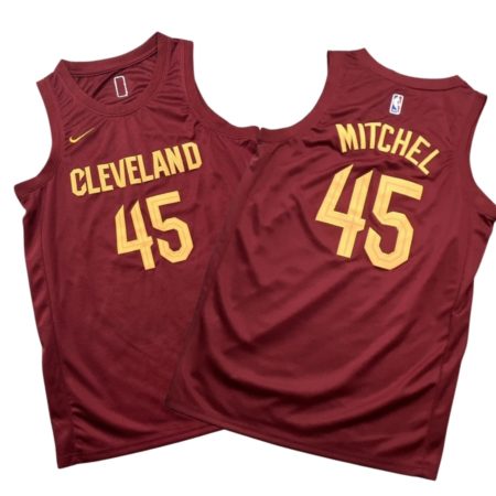 Donovan Mitchell Cleveland Cavaliers Jersey - Icon Edition - Wine