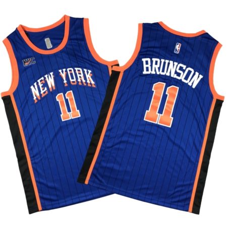 Jalen Brunson New York Knicks 2023-2024 Game Worn City Edition Jersey