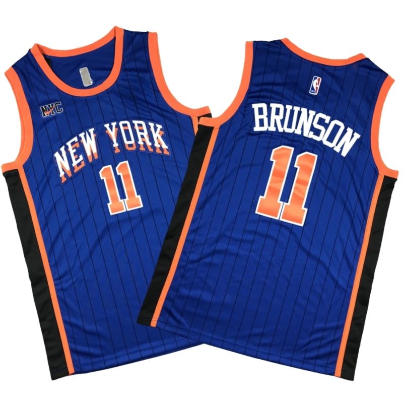 Jalen Brunson New York Knicks 2023-2024 Game Worn City Edition Jersey