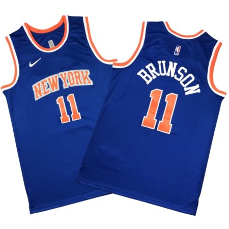 Jalen Brunson New York Knicks Jersey - Blue - Icon Edition