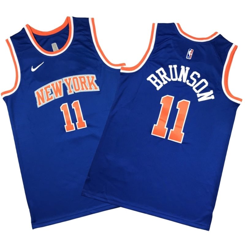 Jalen Brunson New York Knicks Jersey - Blue - Icon Edition