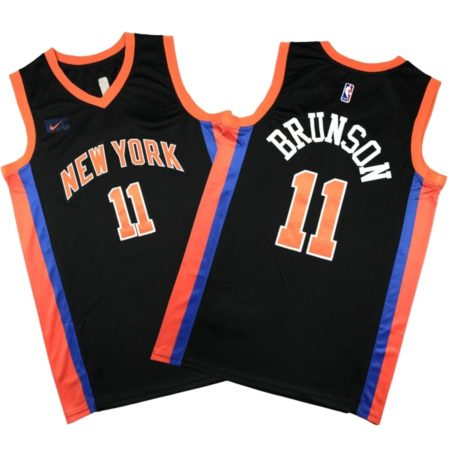 Jalen Brunson New York Knicks Jersey City Edition - Black
