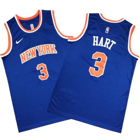 Josh Hart New York Knicks Jersey - Blue - Icon Edition
