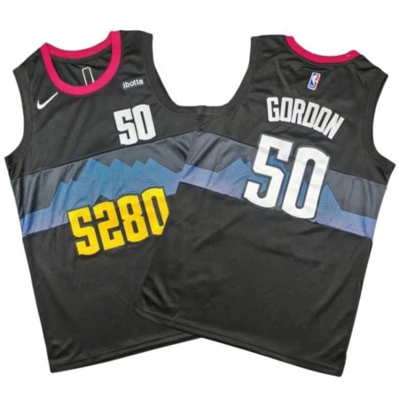 Aaron Gordon Denver Nuggets 2023 Black City Edition Jersey