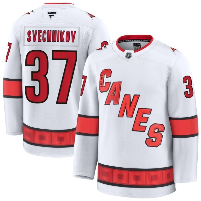 Carolina Hurricanes Andrei Svechniko White Away Jersey