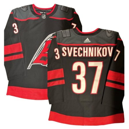 Carolina Hurricanes Andrei Svechnikov Black Home Jersey
