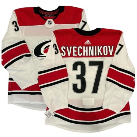 Carolina Hurricanes Andrei Svechnikov White Jersey