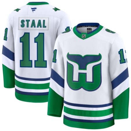 Carolina Hurricanes Jordan Staal White Throwback Jersey