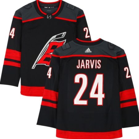 Carolina Hurricanes Seth Jarvis Black Home Jersey