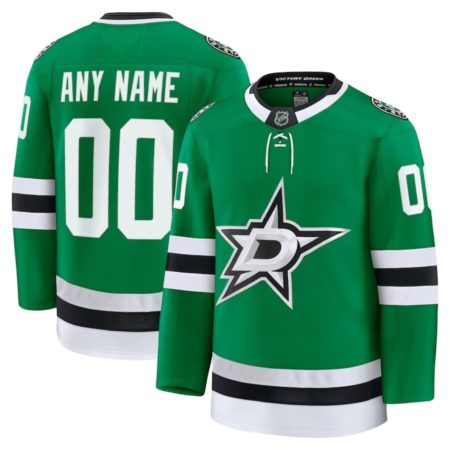 Dallas Stars Kelly Green Home Custom Jersey