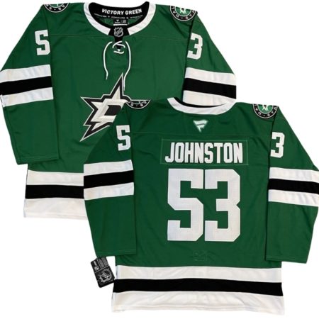 Dallas Stars Wyatt Johnston Kelly Green Home Jersey
