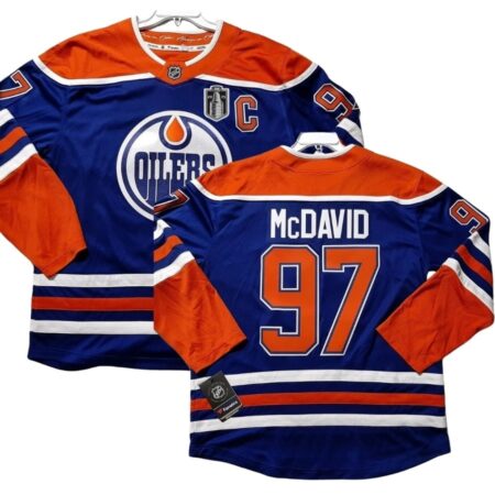 Edmonton Oilers Connor McDavid 2025 Final Royal Home Jersey Stitched
