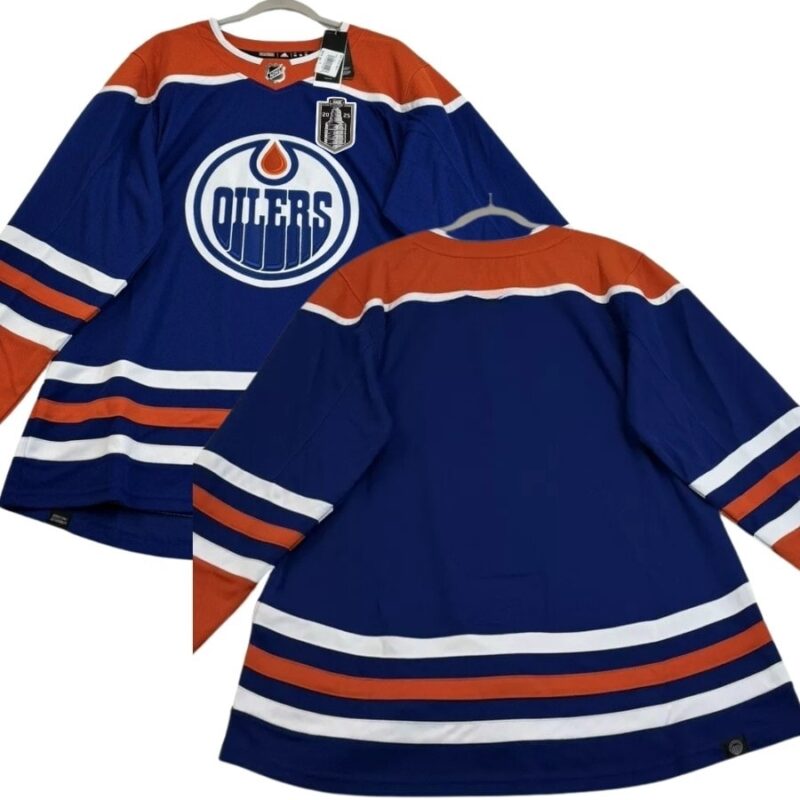 Edmonton Oilers Royal 2025 Final Home Jersey