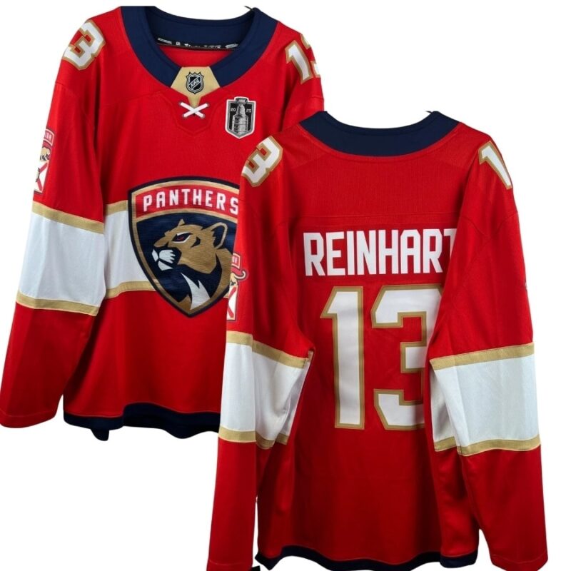 Florida Panthers Sam Reinhart Red 2025 Final Home Jersey