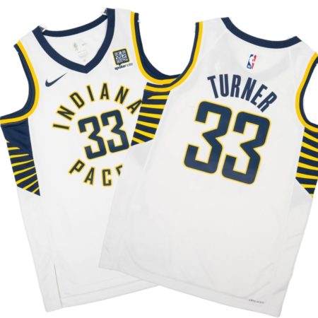 Indiana Pacers #33 Myles Turner Association Swingman Jersey