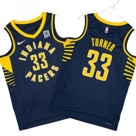 Indiana Pacers #33 Myles Turner Icon Swingman Jersey