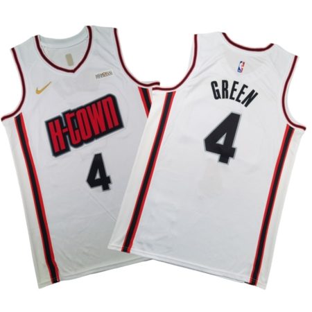 Jalen Green Houston Rockets 2024 City Edition Jersey - White