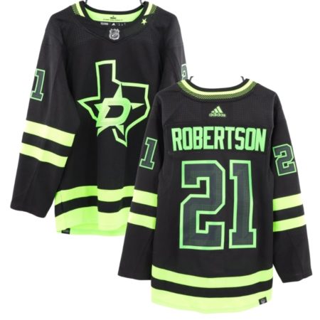Jason Robertson Dallas Stars Black Alternate JerseyJason Robertson Dallas Stars Black Alternate Jersey