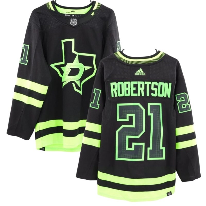 Jason Robertson Dallas Stars Black Alternate JerseyJason Robertson Dallas Stars Black Alternate Jersey