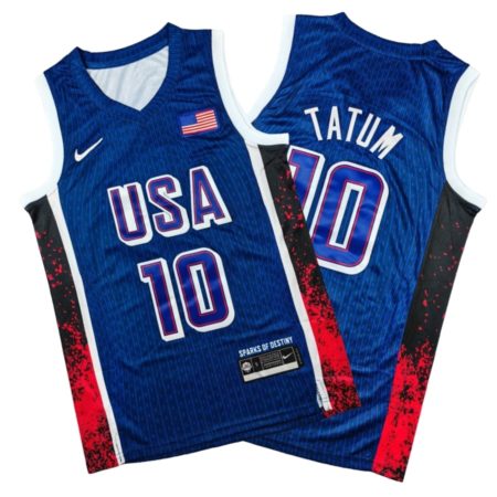 Jayson Tatum Team USA Blue Jersey