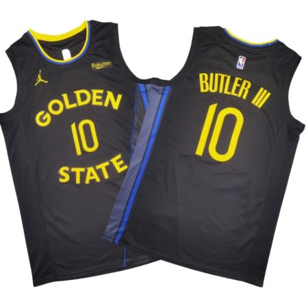 Jimmy Butler III Golden State Warriors Statement Edition Black Jersey