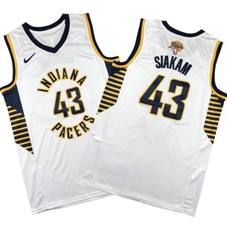 Pascal Siakam Pacers Final Jersey Stitched – Association Edition – White