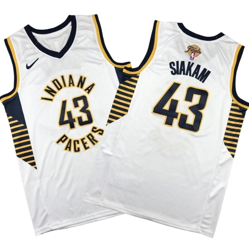 Pascal Siakam Pacers Final Jersey Stitched – Association Edition – White