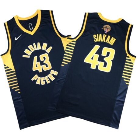 Pascal Siakam Pacers Final Jersey Stitched – Icon Edition – Navy