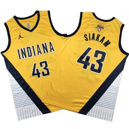 Pascal Siakam Pacers Final Jersey Stitched – Statement Edition – Gold