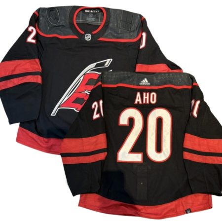Sebastian Aho Carolina Hurricanes Black Home Jersey