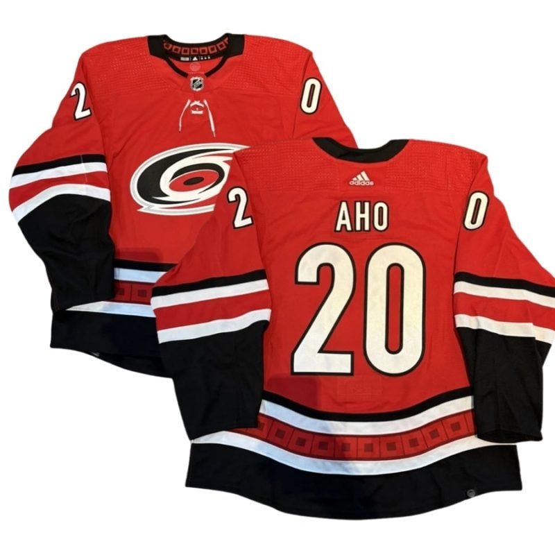 Sebastian Aho Carolina Hurricanes Red Alternate Jersey