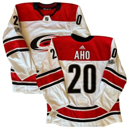 Sebastian Aho Carolina Hurricanes White Jersey