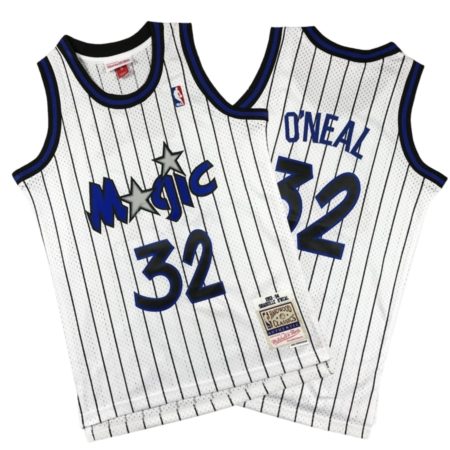 Shaquille O’Neal 32 Orlando Magic 1993-94 White Stitched Jersey