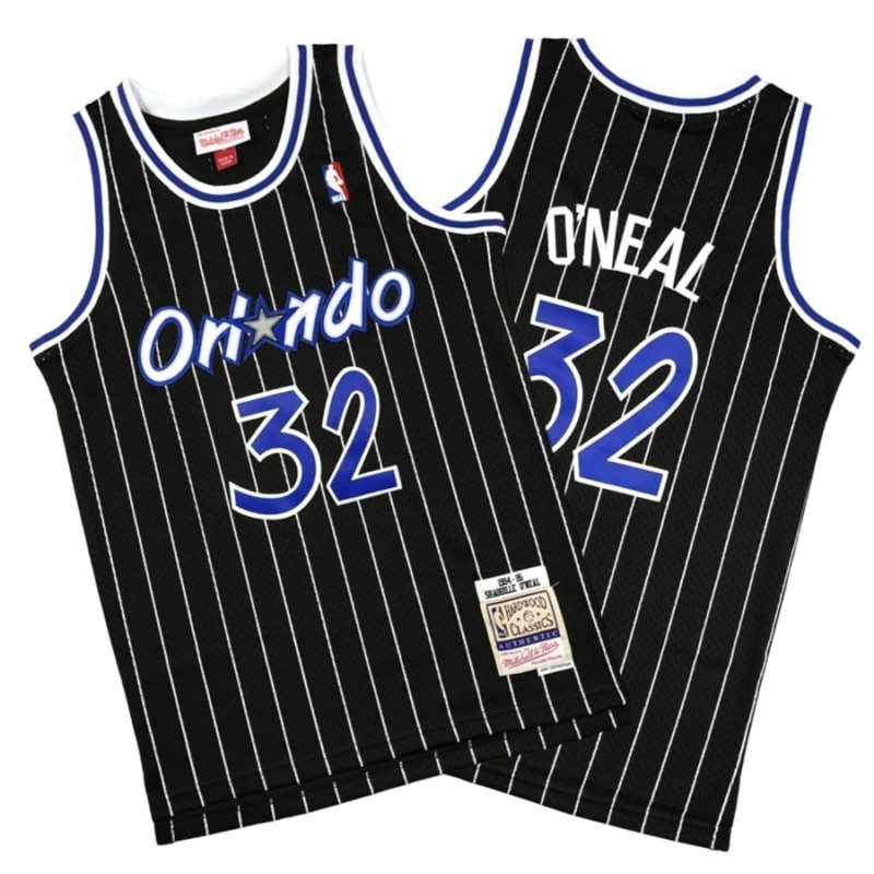 Shaquille O’Neal 32 Orlando Magic 1994-95 Black Stitched Jersey