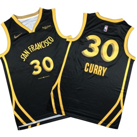 Stephen Curry Golden State Warriors Jersey - City Edition - Black