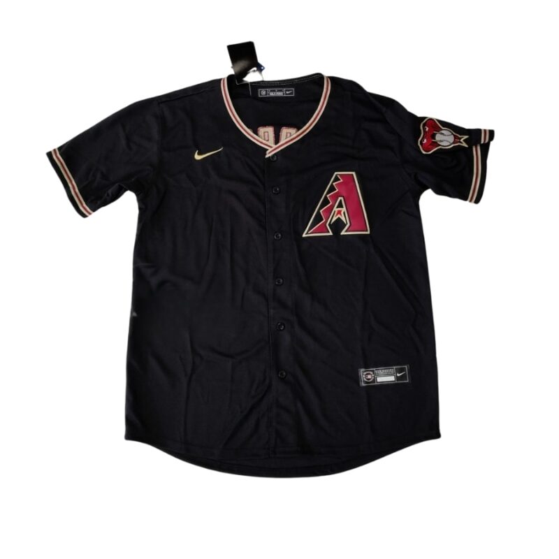 Arizona Diamondbacks Corbin Carroll Black Alternate Jersey front