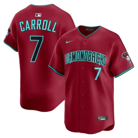 Arizona Diamondbacks Corbin Carroll Nike Crimson Alternate 2 Jersey