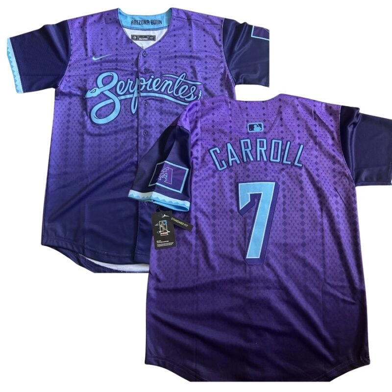Arizona Diamondbacks Corbin Carroll Purple 2025 City Connect Jersey