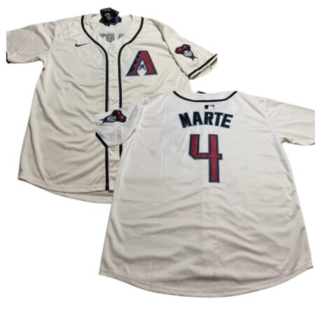 Arizona Diamondbacks Ketel Marte Cream Home Jersey