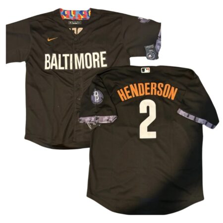 Baltimore Orioles Gunnar Hendersonn Black City Connect Jersey