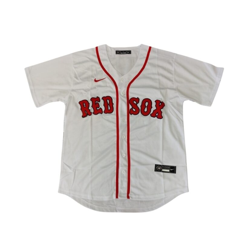 Boston Red Sox White Home Team Jersey front