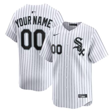 Chicago White Sox White Home Limited Custom Jersey