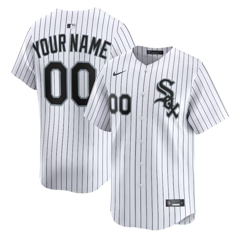 Chicago White Sox White Home Limited Custom Jersey