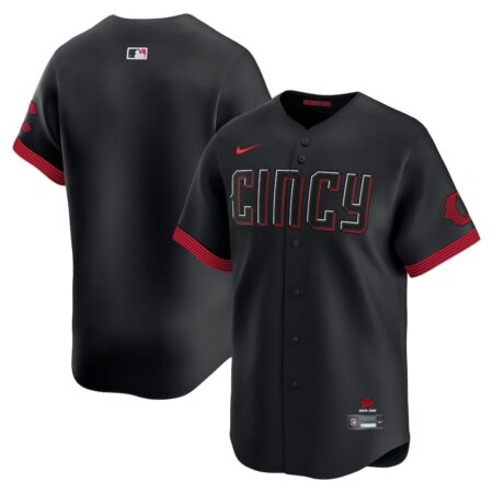 Cincinnati Reds Black City Connect Limited Jersey
