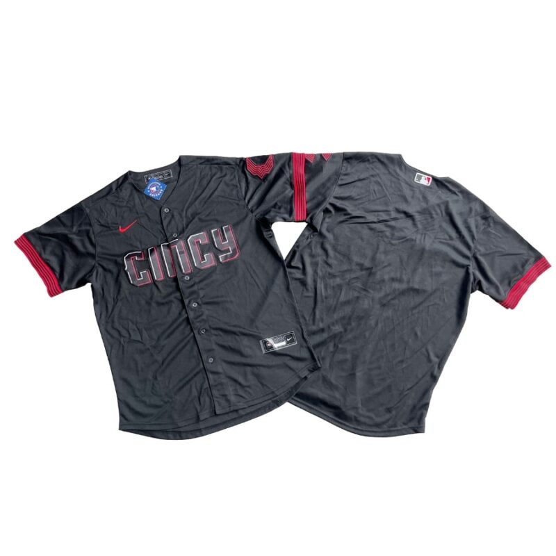 Cincinnati Reds Black City Connect Limited Jersey Stitched