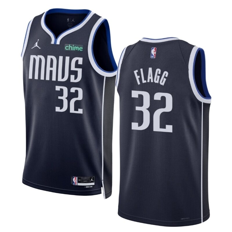 Cooper Flagg #32 Mavericks Navy 2025 Draft First Round Pick Jersey