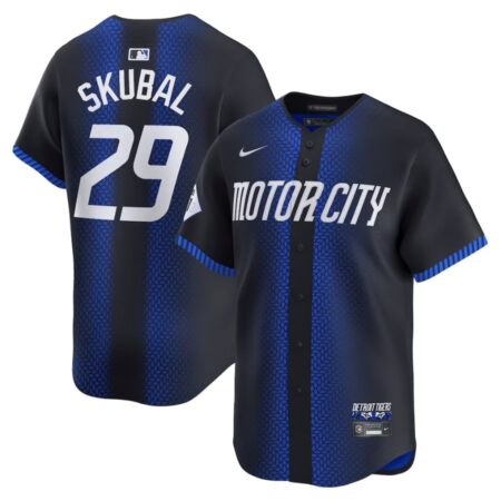 Detroit Tigers Tarik Skubal Navy City Connect Limited Jersey
