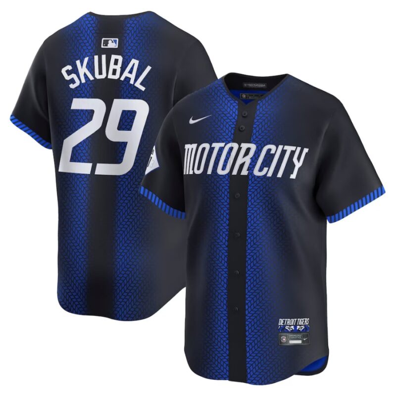 Detroit Tigers Tarik Skubal Navy City Connect Limited Jersey