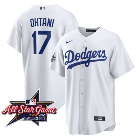 Dodgers Shohei Ohtani White 2025 All-Star Jersey