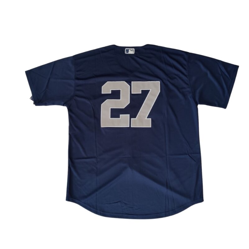 Giancarlo Stanton New York Yankees Navy Alternate Jersey back